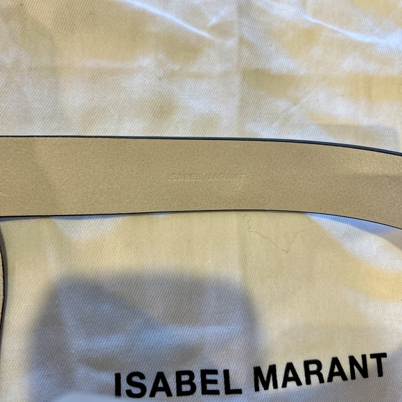 ISABEL MARANT Lecce Stud-embellished Belt In White - Size SM